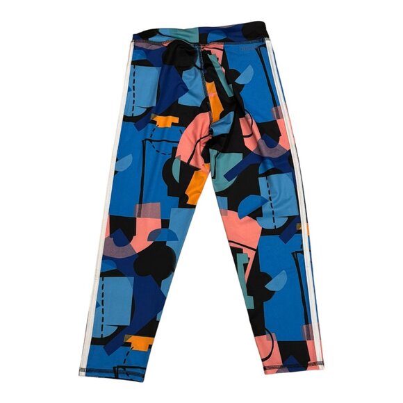 Adidas Aeroready Girls Jogger Athletic Pants Size Large (14) Black Multi New - Picture 2 of 2